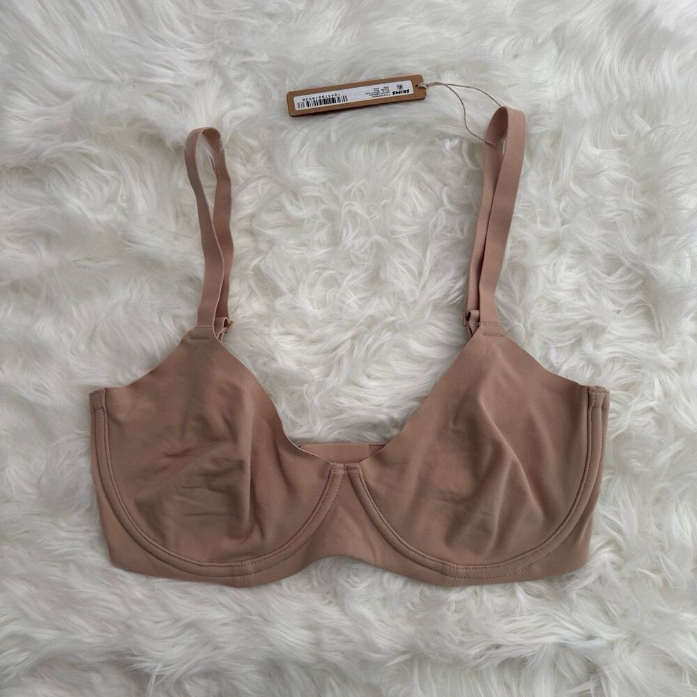Skims Fits Everybody Unlined Demi Bra Mica Size 34DD